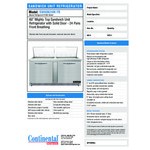 Continental Refrigerator SW60N24M-FB-D 60