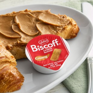 Lotus Biscoff Creamy Cookie Butter Spread Portion Cup 20 Gram - 120/Case Lotus Biscoff Creamy Cookie Butter Spread Portion Cup 20 Gram - 120/Case