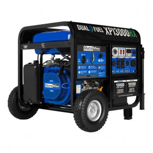 DuroMax XP13000HX HX Series 500 CC Dual Fuel Portable Generator with CO Alert - 13,000 / 10,500W, 120V/240V