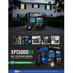 DuroMax XP13000HX HX Series 500 CC Dual Fuel Portable Generator with CO Alert - 13,000 / 10,500W, 120V/240V DuroMax XP13000HX HX Series 500 CC Dual Fuel Portable Generator with CO Alert - 13,000 / 10,500W, 120V/240V