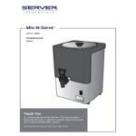 Server MNS 05578 Mix-N-Serve 5.5 Qt. Butter Warmer / Mixer / Dispenser - 120V, 450W Server MNS 05578 Mix-N-Serve 5.5 Qt. Butter Warmer / Mixer / Dispenser - 120V, 450W