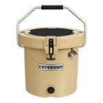 CaterGator CCG20TAN Tan 20 Qt. Round Rotomolded Outdoor Cooler / Ice Chest CaterGator CCG20TAN Tan 20 Qt. Round Rotomolded Outdoor Cooler / Ice Chest