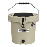 CaterGator CCG20TAN Tan 20 Qt. Round Rotomolded Outdoor Cooler / Ice Chest CaterGator CCG20TAN Tan 20 Qt. Round Rotomolded Outdoor Cooler / Ice Chest
