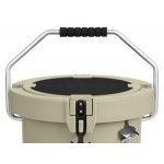 CaterGator CCG20TAN Tan 20 Qt. Round Rotomolded Outdoor Cooler / Ice Chest CaterGator CCG20TAN Tan 20 Qt. Round Rotomolded Outdoor Cooler / Ice Chest