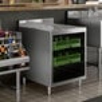 Regency Stainless Steel Corrugated Top Glass Rack Storage Unit - 23 Regency Stainless Steel Corrugated Top Glass Rack Storage Unit - 23