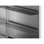 Regency Stainless Steel Corrugated Top Glass Rack Storage Unit - 23 Regency Stainless Steel Corrugated Top Glass Rack Storage Unit - 23
