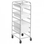 Channel PBA406 6 Box Mobile Aluminum Food Box Rack Channel PBA406 6 Box Mobile Aluminum Food Box Rack