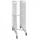Channel 401AN-HD 20 Pan End Load Heavy-Duty Aluminum Nesting Bun / Sheet Pan Rack - Assembled