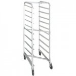 Channel 401AN-HD 20 Pan End Load Heavy-Duty Aluminum Nesting Bun / Sheet Pan Rack - Assembled