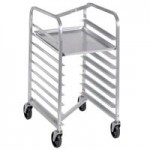 Channel 401AN-HD 20 Pan End Load Heavy-Duty Aluminum Nesting Bun / Sheet Pan Rack - Assembled