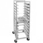 Cambro UPR1826F40 Camshelving® Ultimate 40 Pan End Load Bun / Sheet Pan Rack with Metal Casters - Unassembled Cambro UPR1826F40 Camshelving® Ultimate 40 Pan End Load Bun / Sheet Pan Rack with Metal Casters - Unassembled
