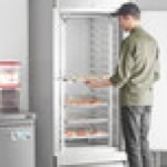 Regency 16 Pan Aluminum End Load Sheet / Bun Pan Rack for Reach-Ins - Assembled