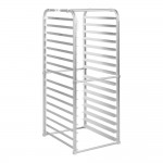 Regency 16 Pan Aluminum End Load Sheet / Bun Pan Rack for Reach-Ins - Assembled