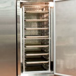 Regency 16 Pan Aluminum End Load Sheet / Bun Pan Rack for Reach-Ins - Assembled