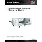 Cooking Performance Group Countertop Ventless Impinger Electric Conveyor Oven with 50