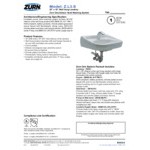 Zurn Elkay One Z.L3.S Sensor Faucet Lavatory System with Wall Hung Lavatory - 20 Zurn Elkay One Z.L3.S Sensor Faucet Lavatory System with Wall Hung Lavatory - 20