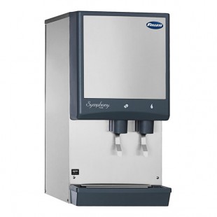 Follett 12CI414A-LI Symphony Plus 12 Series Air Cooled Chewblet Countertop Ice Maker and Dispenser with 12 lb. Storage and Lever Dispensing - 115V, 425 lb.
