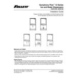 Follett 12CI414A-LI Symphony Plus 12 Series Air Cooled Chewblet Countertop Ice Maker and Dispenser with 12 lb. Storage and Lever Dispensing - 115V, 425 lb.