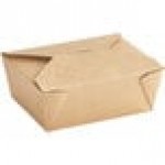Choice Kraft Microwavable Folded Paper #8 Take-Out Customizable Container 6
