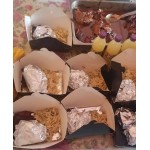 Choice Kraft Microwavable Folded Paper #8 Take-Out Customizable Container 6