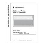 Friedrich Chill Premier Inverter WiFi-Enabled Window / Wall Air Conditioner with Remote Control CCV15A10A - 15,000 BTU, 115V