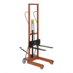 Wesco Industrial Products Lite-Lift 500 lb. 4-Wheel Hydraulic Pedalift with 19