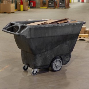 Rubbermaid® FG9T1600BLA Black 1.0 Cubic Yard Tilt Truck / Trash Cart (2100 lb.) Rubbermaid® FG9T1600BLA Black 1.0 Cubic Yard Tilt Truck / Trash Cart (2100 lb.)