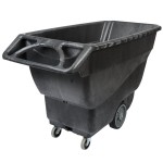 Rubbermaid® FG9T1600BLA Black 1.0 Cubic Yard Tilt Truck / Trash Cart (2100 lb.) Rubbermaid® FG9T1600BLA Black 1.0 Cubic Yard Tilt Truck / Trash Cart (2100 lb.)