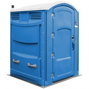 Satellite Liberty 2132A Royal Blue Wheelchair Accessible Portable Restroom - Assembled Satellite Liberty 2132A Royal Blue Wheelchair Accessible Portable Restroom - Assembled
