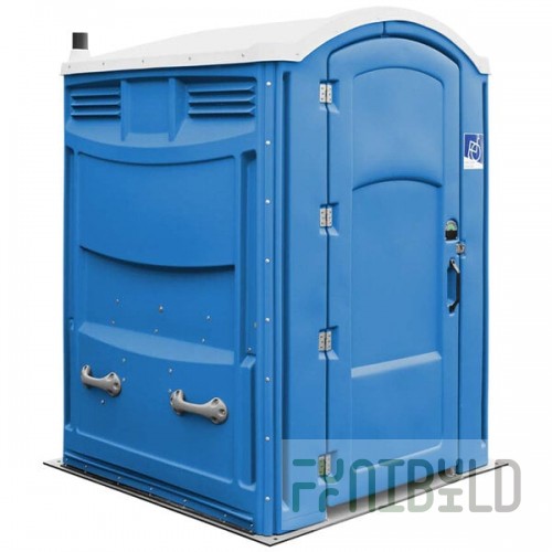 Satellite Liberty 2132A Royal Blue Wheelchair Accessible Portable Restroom - Assembled
