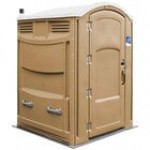 Satellite Liberty 2132A Royal Blue Wheelchair Accessible Portable Restroom - Assembled