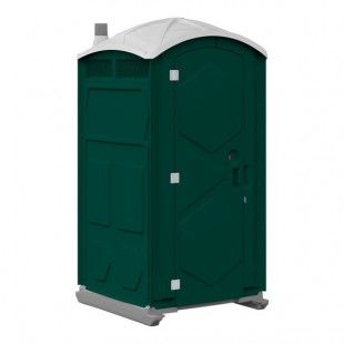 J & J Echo One ET701101X2708 Forest Green Portable Restroom - Assembled J & J Echo One ET701101X2708 Forest Green Portable Restroom - Assembled
