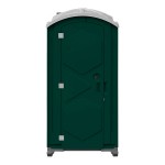 J & J Echo One ET701101X2708 Forest Green Portable Restroom - Assembled J & J Echo One ET701101X2708 Forest Green Portable Restroom - Assembled