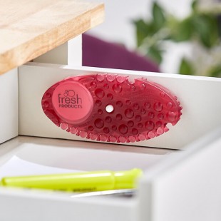 Fresh Products Curve CURV-F-010I060M-01 Spiced Apple Scent Passive Air Freshener with Holder - 10/Pack Fresh Products Curve CURV-F-010I060M-01 Spiced Apple Scent Passive Air Freshener with Holder - 10/Pack