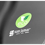 San Jamar Smart Essence EcoLogic T8400REBK Black Electronic Roll Towel Dispenser