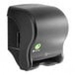 San Jamar Smart Essence EcoLogic T8400REBK Black Electronic Roll Towel Dispenser