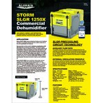 AlorAir Storm SLGR 1250X Smart Wi-Fi Yellow Industrial Commercial Dehumidifier with Pump - 115V AlorAir Storm SLGR 1250X Smart Wi-Fi Yellow Industrial Commercial Dehumidifier with Pump - 115V