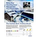 Carlisle 4042403 Sparta Black Boot and Shoe Brush