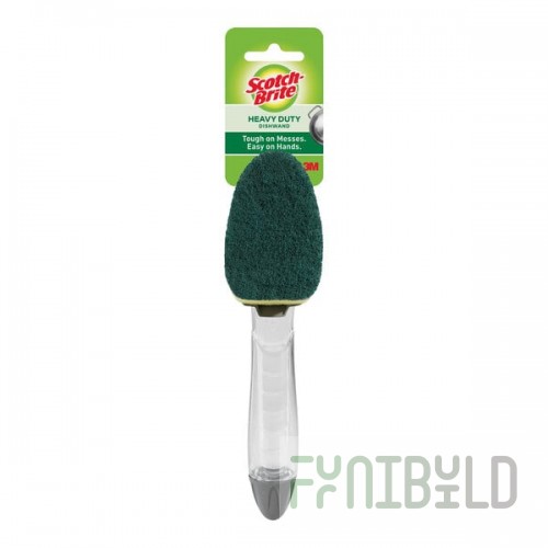 3M Scotch-BriteTM 70007064267 Heavy-Duty Soap Dispensing Dish Wand