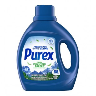 Purex 66 oz. Fresh Mountain Breeze Liquid Laundry Detergent - 6/Case