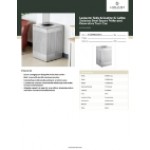 Lancaster Table & Seating 40 Gallon Stainless Steel Square Perforated Decorative Trash Can Lancaster Table & Seating 40 Gallon Stainless Steel Square Perforated Decorative Trash Can