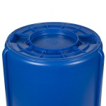 Rubbermaid® BRUTE 55 Gallon Blue Round Recycle / Trash Can and White Lid Rubbermaid® BRUTE 55 Gallon Blue Round Recycle / Trash Can and White Lid
