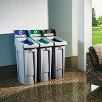 Rubbermaid® 2007891 Slim Jim Recycling Blue Rectangular Hinged Mixed Recycling Lid Insert Rubbermaid® 2007891 Slim Jim Recycling Blue Rectangular Hinged Mixed Recycling Lid Insert