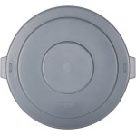 Carlisle 84105623 Bronco 55 Gallon Gray Flat Round Trash Can Lid Carlisle 84105623 Bronco 55 Gallon Gray Flat Round Trash Can Lid