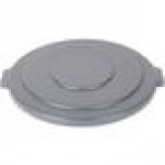Carlisle 84105623 Bronco 55 Gallon Gray Flat Round Trash Can Lid Carlisle 84105623 Bronco 55 Gallon Gray Flat Round Trash Can Lid