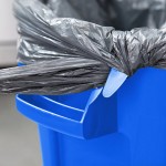 Rubbermaid® BRUTE 32 Gallon Blue Round Trash Can and Lid Rubbermaid® BRUTE 32 Gallon Blue Round Trash Can and Lid