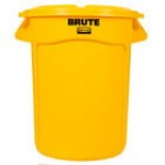 Rubbermaid® BRUTE 32 Gallon Blue Round Trash Can and Lid Rubbermaid® BRUTE 32 Gallon Blue Round Trash Can and Lid