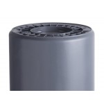 Lavex 55 Gallon Gray Round Commercial Trash Can