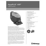 Advance AquaPLUS AXP 56317005 Carpet Extractor with (4) 251 Ah Wet Batteries, Onboard Charger, and Brushes - 16 Gallon / 20 Gallon Advance AquaPLUS AXP 56317005 Carpet Extractor with (4) 251 Ah Wet Batteries, Onboard Charger, and Brushes - 16 Gallon / 20 Gallon