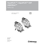 Advance AquaPLUS AXP 56317005 Carpet Extractor with (4) 251 Ah Wet Batteries, Onboard Charger, and Brushes - 16 Gallon / 20 Gallon Advance AquaPLUS AXP 56317005 Carpet Extractor with (4) 251 Ah Wet Batteries, Onboard Charger, and Brushes - 16 Gallon / 20 Gallon